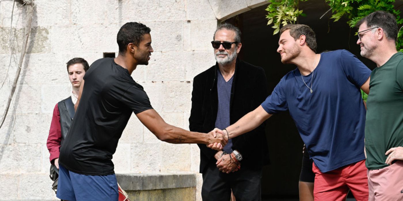 DESTINATION X -- "The Clues Were There All Along" Episode 107 -- Pictured: (l-r) Shayne Cureton, Jeffrey Dean Morgan, Peter Weber, Rick Szabo -- (Photo by: Andrea Pattaro/NBC)