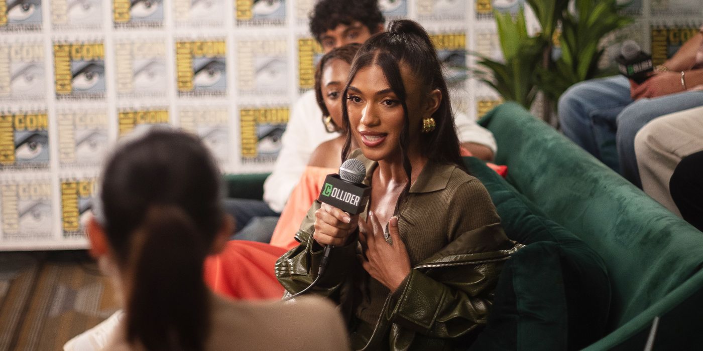 Dior Goodjohn at SDCC 2025 for Percy Jackson Season 2