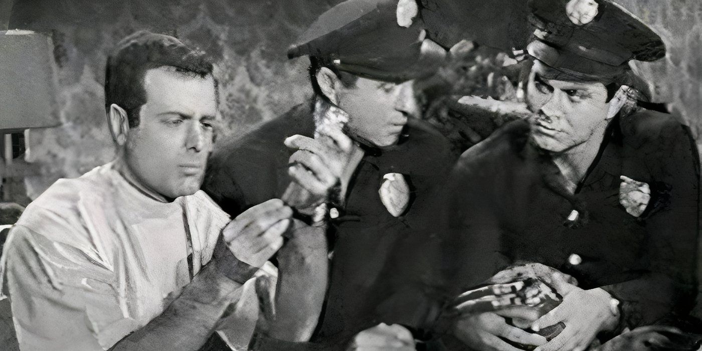 Jim Davis and Lang Jeffries in Rescue 8 - 1958