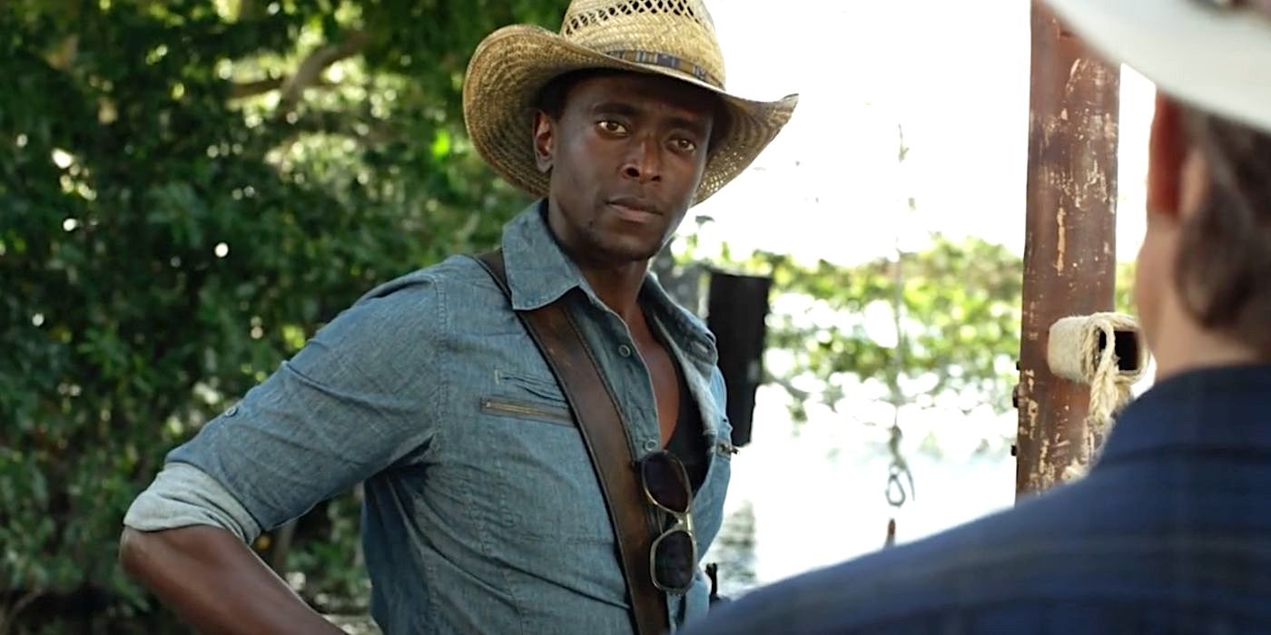 Jean Baptiste (Edi Gathegi) is a Haitian gator poacher in Season 5 of Justified.