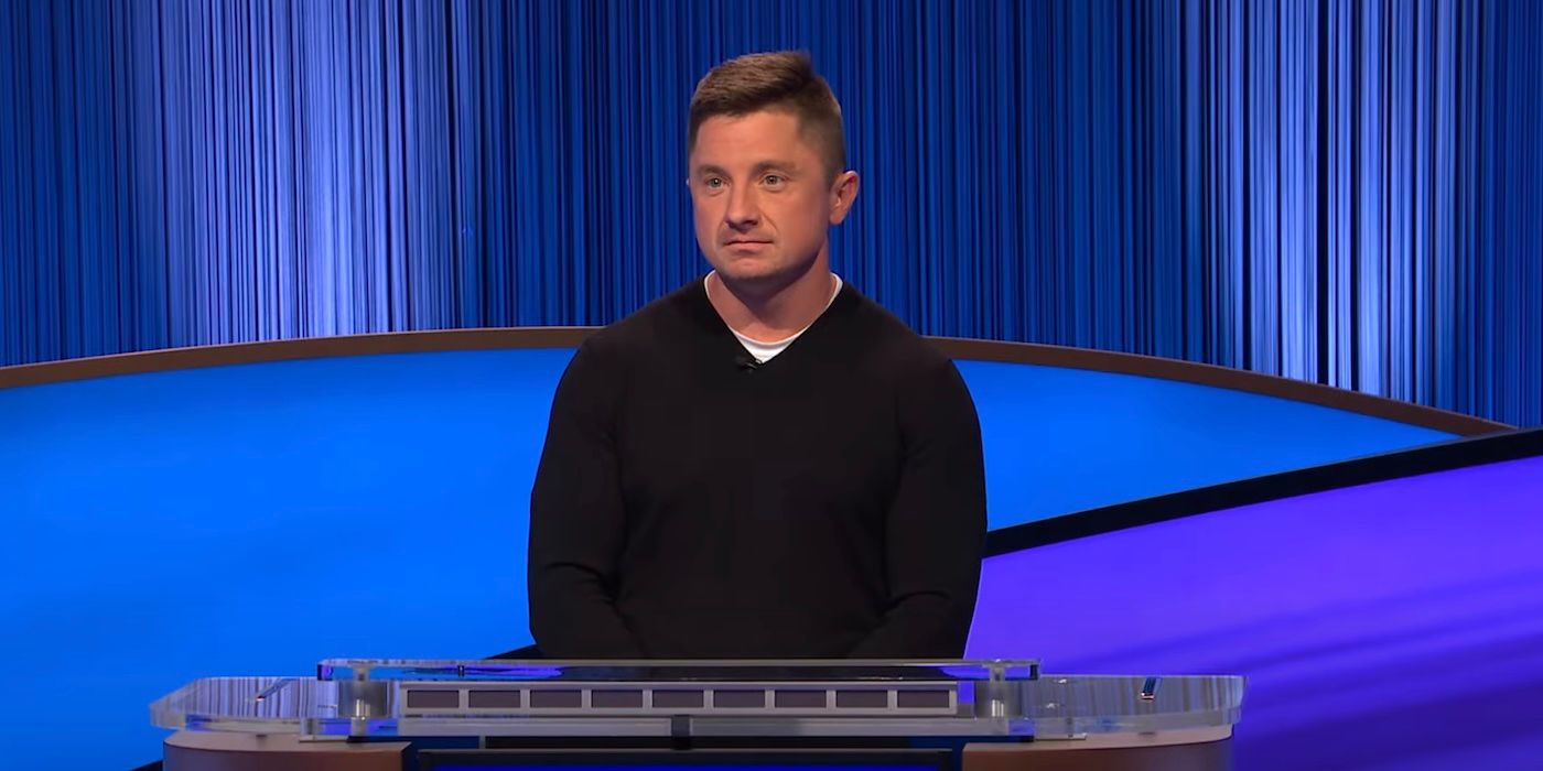Contestant Chad Biele on 'Jeopardy!'