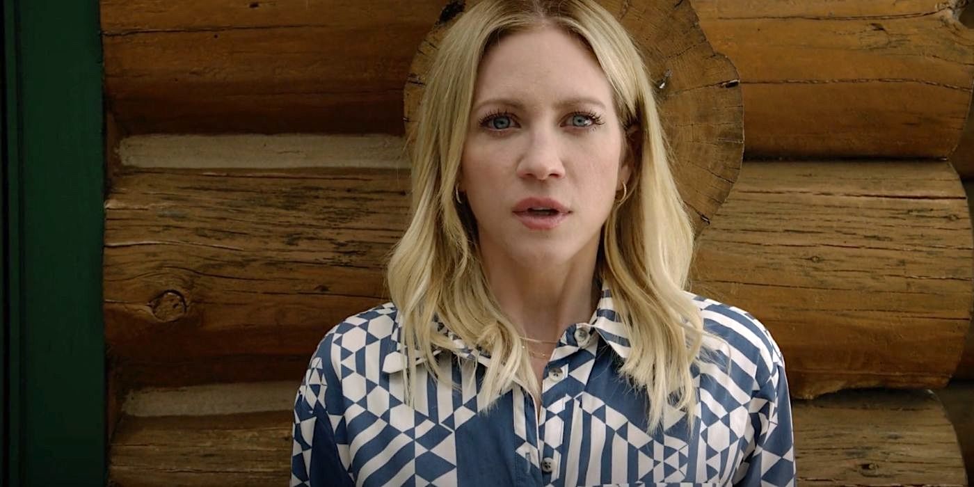 Brittany Snow as Sophie witnessing something she shouldn't have in The Hunting Wives