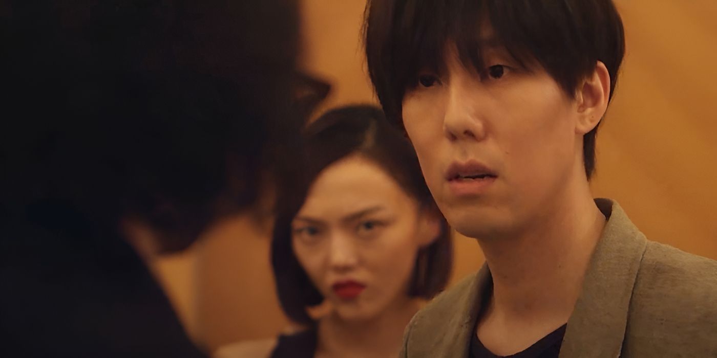 Shin Michima (Yojiro Noda) is a lonely and frustrated author in the TV show Million Yen Women.