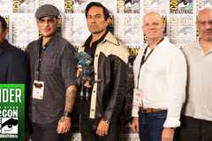 Custom image of the team behind Aztec Batman at SDCC 2025