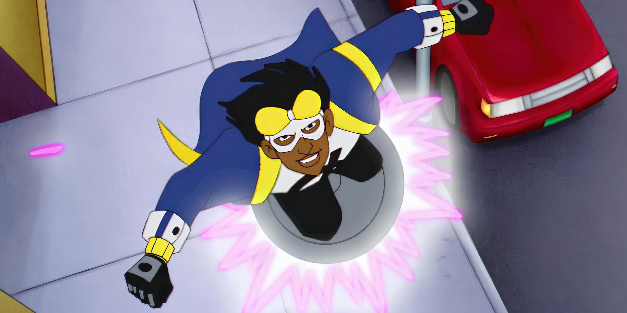 A still from Static Shock's animated series