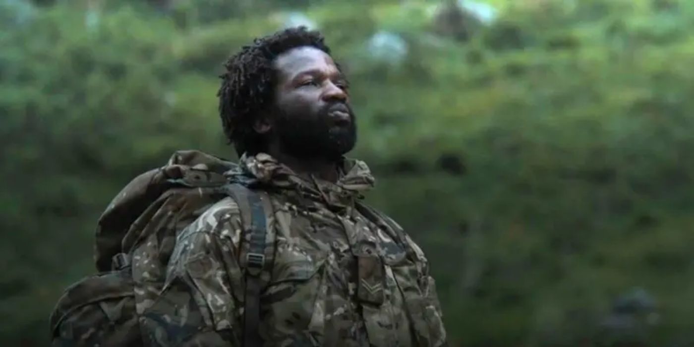 Sope Dirisu in 'The Gorge' (2025)