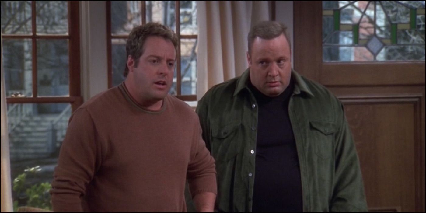 Doug and Daniel standing together in The King of Queens.