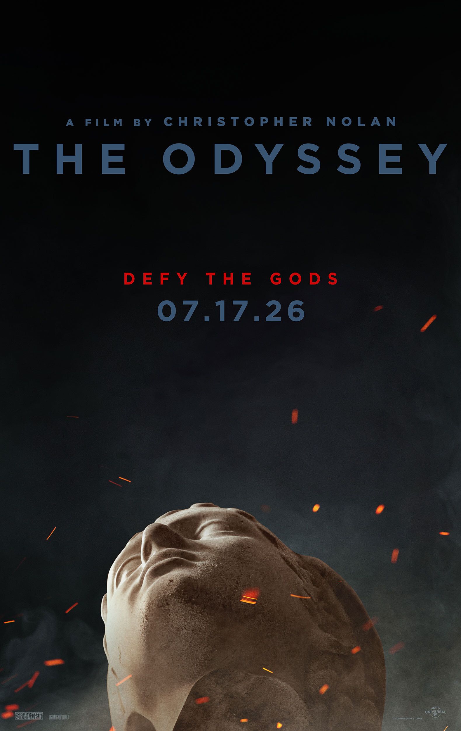 The first poster for The Odyssey