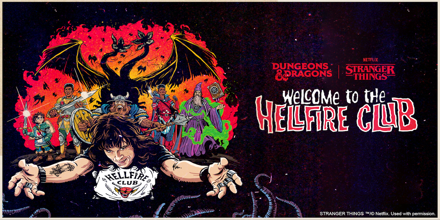 Nova škatla D&D x Stranger Things bo oboževalcem omogočila igranje Eddiejeve kampanje Hellfire Club