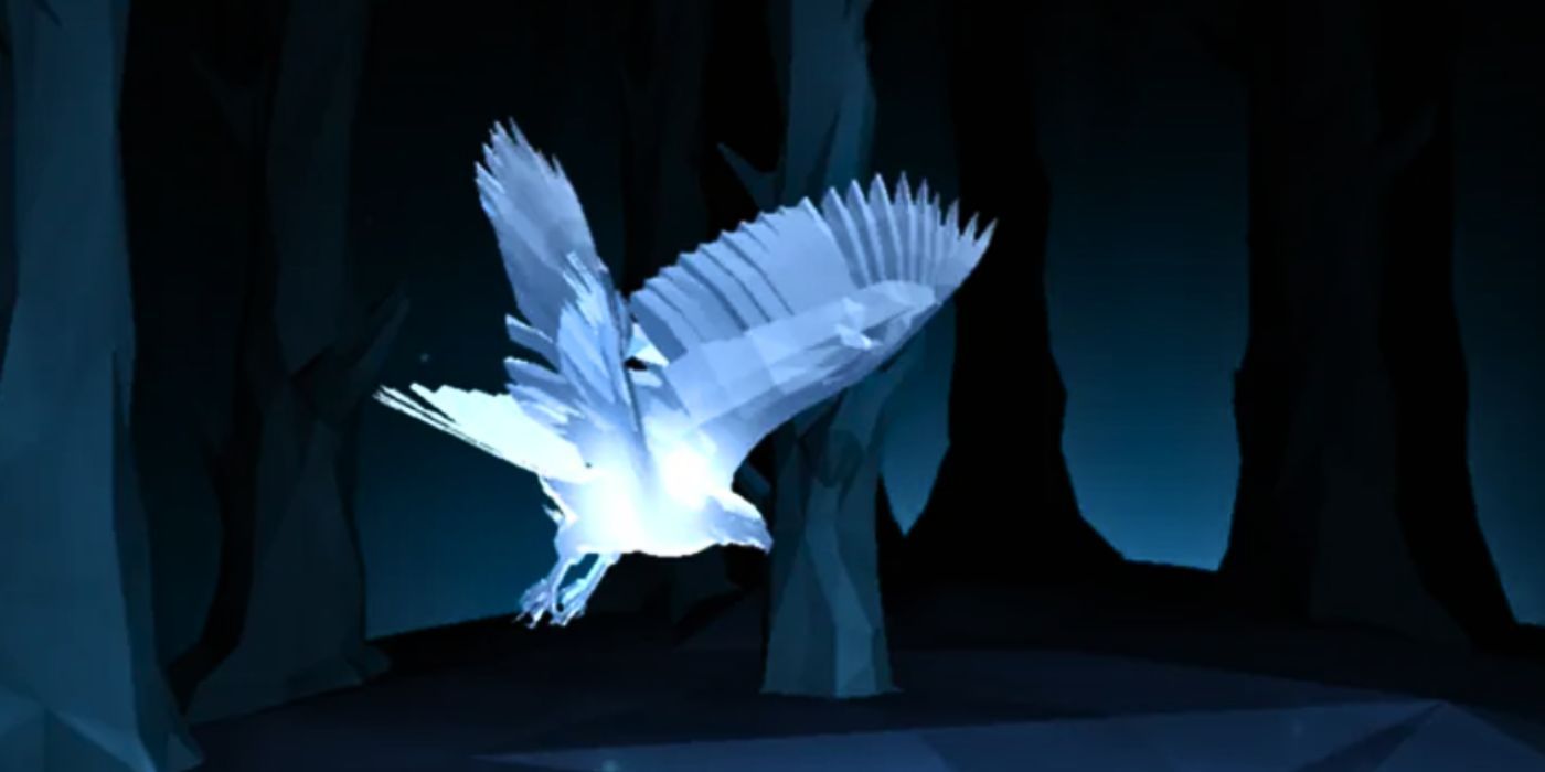 Vulture Patronus Harry Potter no Pottermore.