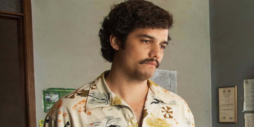 Wagner Moura as Pablo Escobar in Narcos