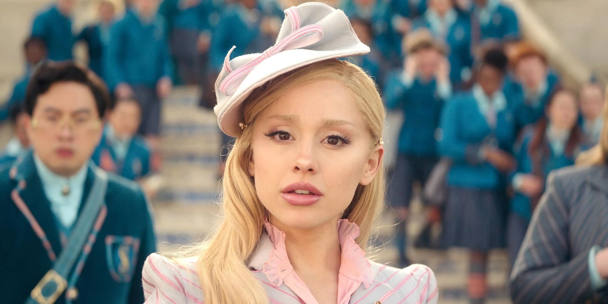 Ariana Grande as Glinda in the 2024 musical Wicked