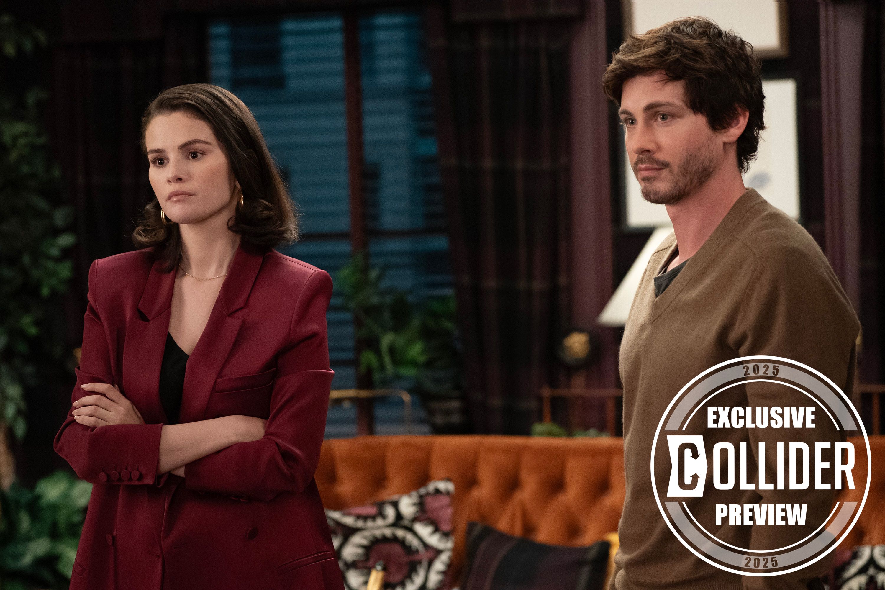 Selena Gomez and Logan Lerman in Only Murders in the Building Season 5