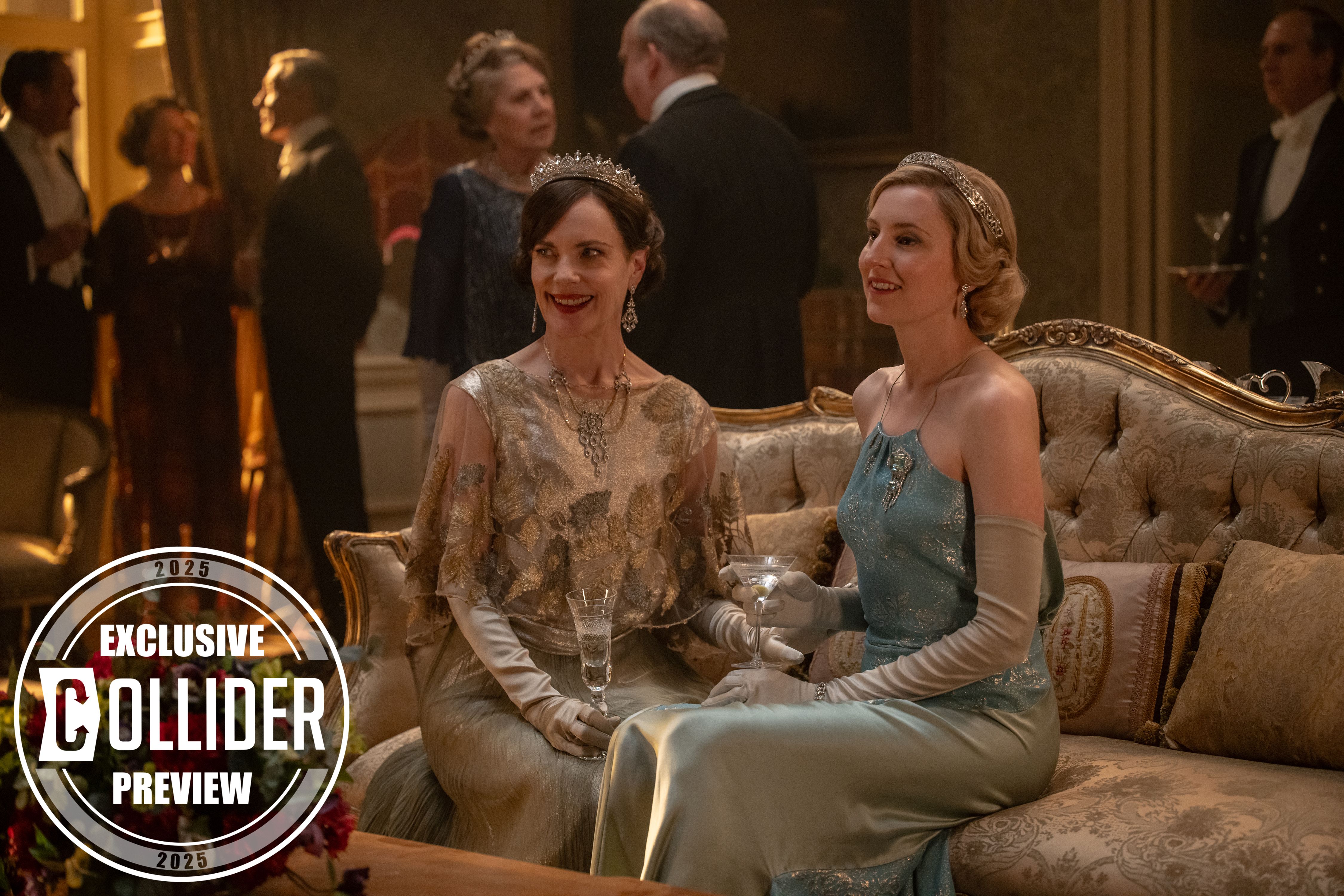 Elizabeth McGovern and Laura Carmichael in Downton Abbey: The Grand Finale