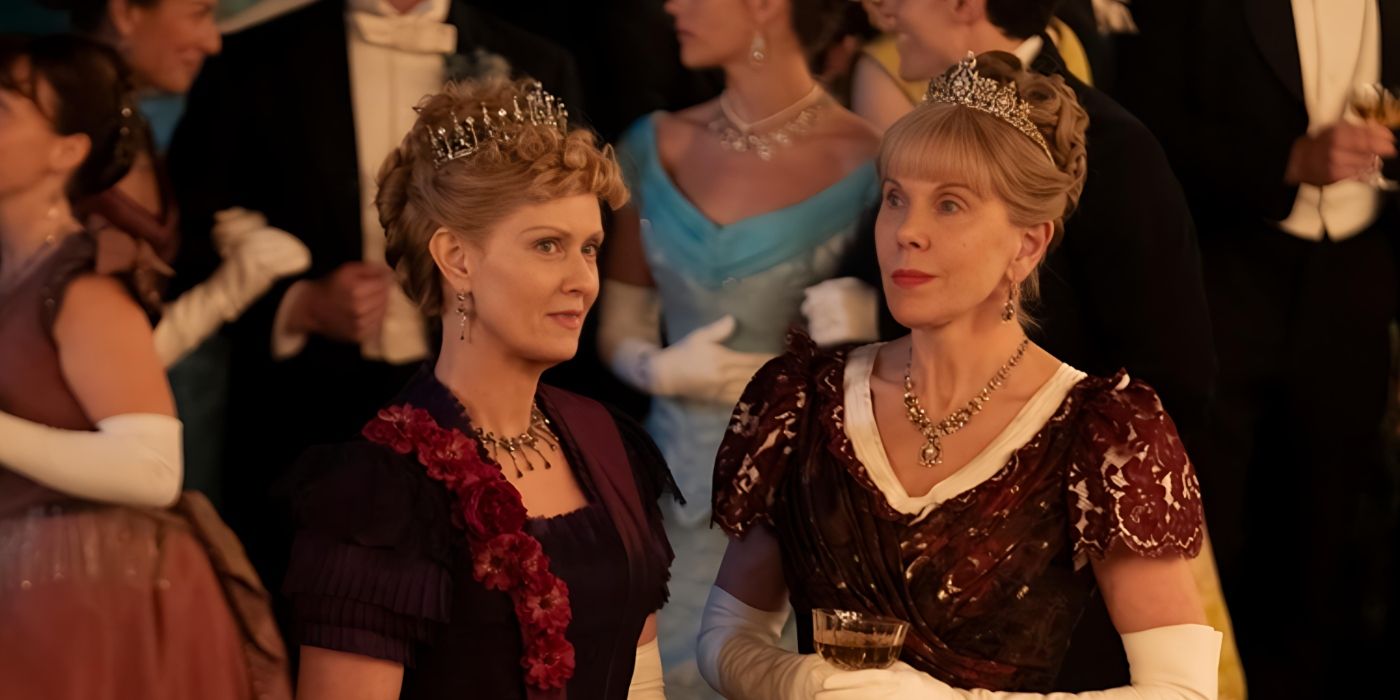 Ada (Cynthia Nixon) and Agnes (Christine Baranski) in The Gilded Age Season 3 finale