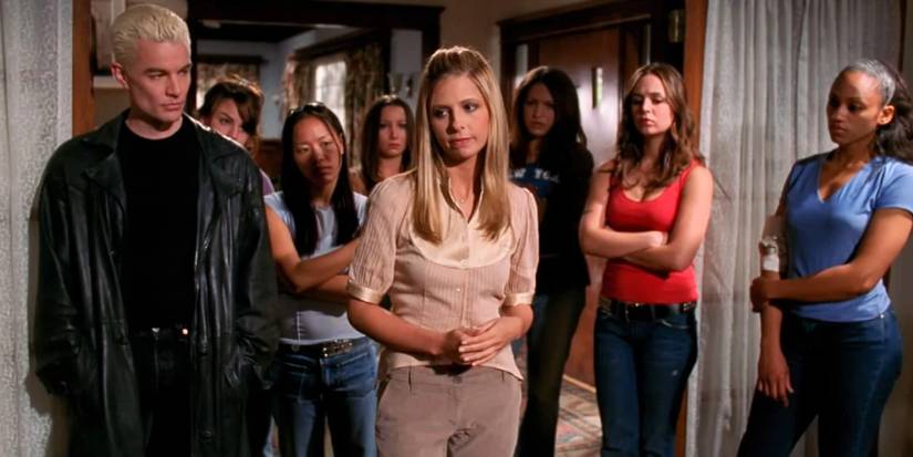 Buffy Summers giving a speech to the Potentials in the series finale for Buffy the Vampire Slayer - Chosen (2003)