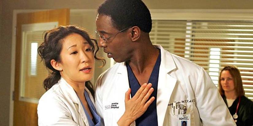 Cristina and Burke in Grey's Anatomy