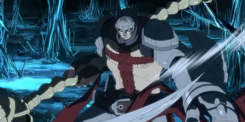 Dante wielding a scythe in 'Dante's Inferno: An Animated Epic'