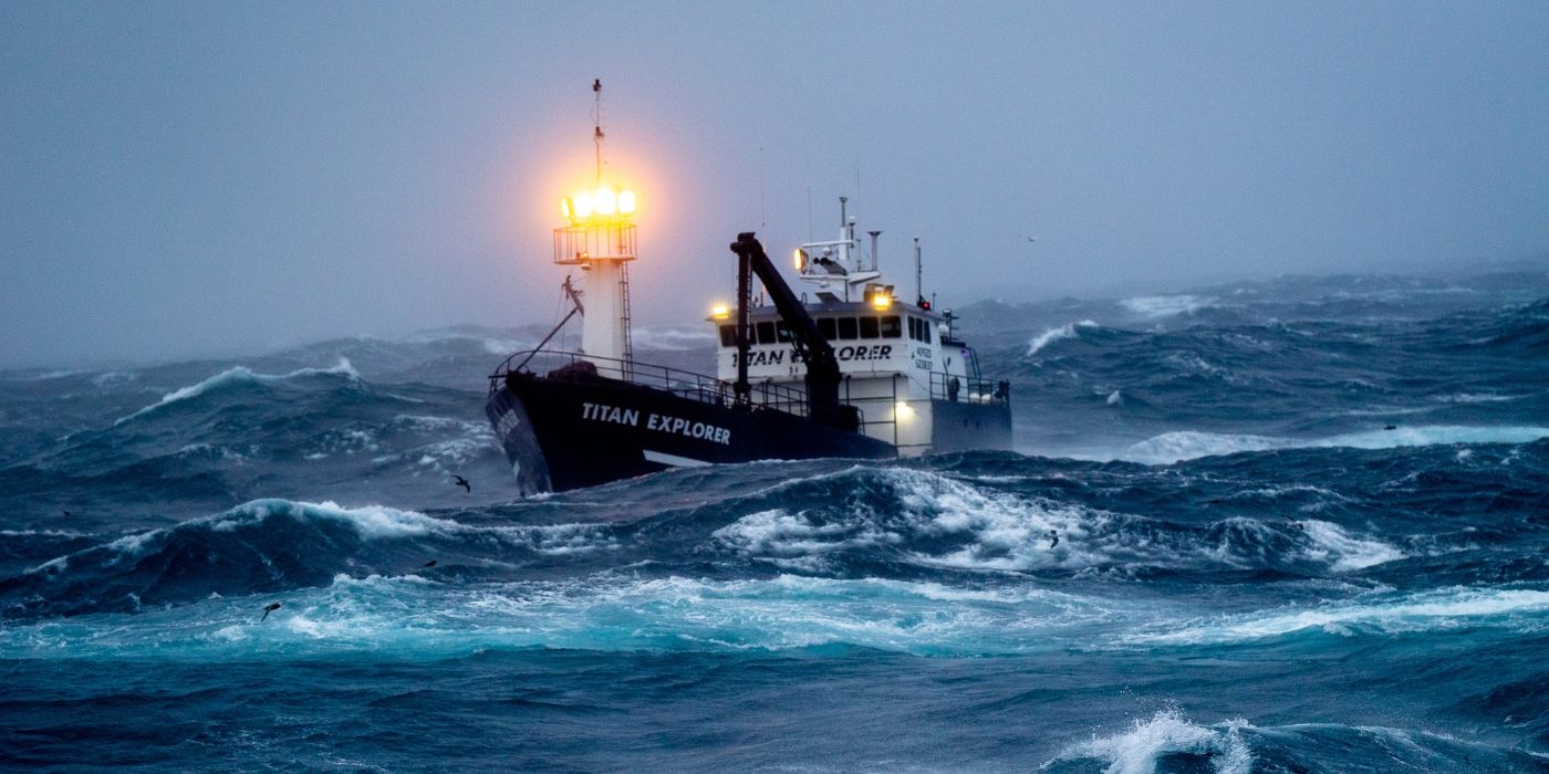 Titan Explorer at sea on 'Deadliest Catch' Season 21.