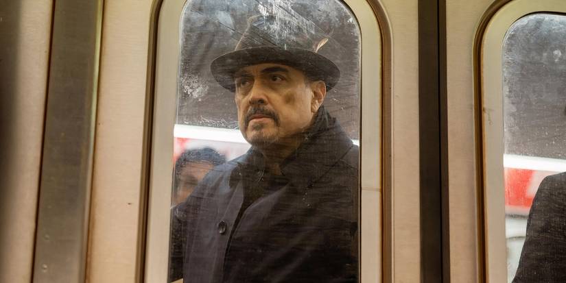 Angel Batista (David Zayas) on a subway in 'Dexter: Resurrection'