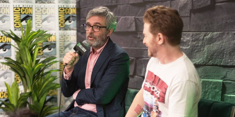 Alec Sulkin and Seth Green at SDCC 2025 for Family Guy Season 24