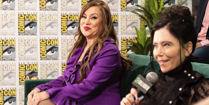 Jennifer Tilly and Alex Borstein at SDCC 2025 for Family Guy Season 24
