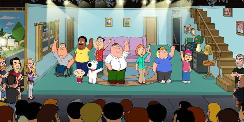 Still from Family Guy, Season 15, Episode 4 "Inside Family Guy"
