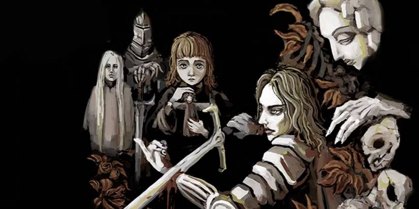 Several characters from Fear and Hunger