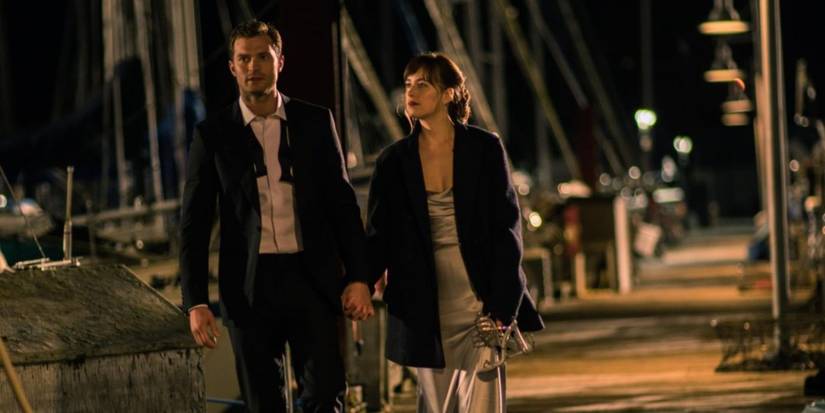 Dakota Johnson and Jamie Dornan in Fifty Shades Darker 