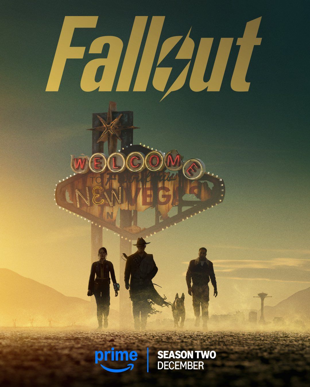 Póster de la temporada 2 de 'Fallout'.