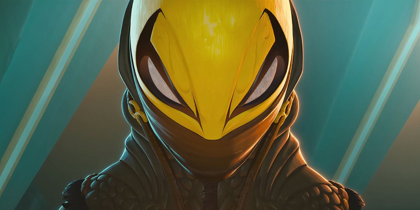 Toma de primer plano de Iron Fist en Eyes of Wakanda.