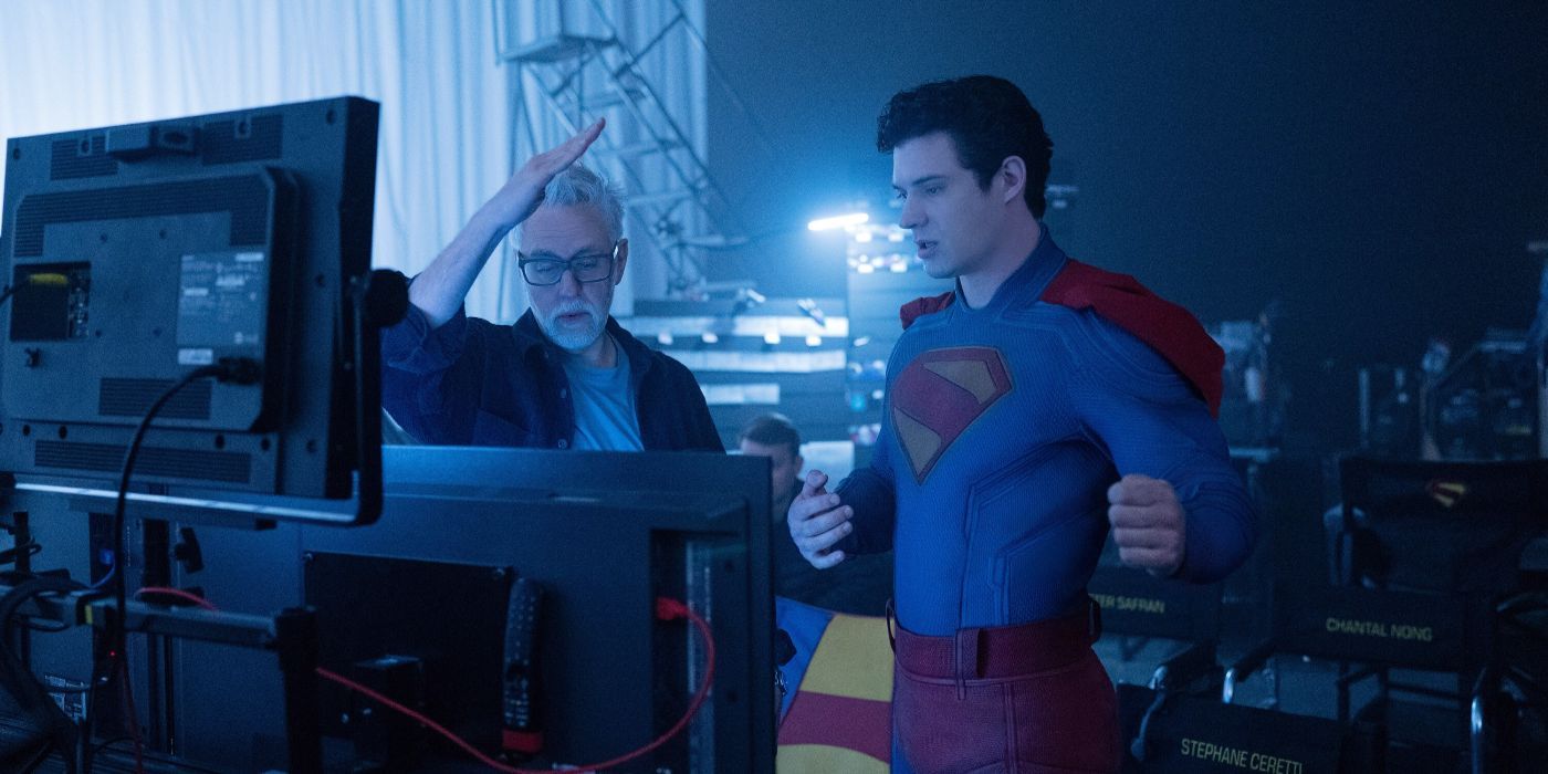 James Gunn delil posnetek intenzivne razprave z Davidom Corenswetom na snemanju filma 'Superman'
