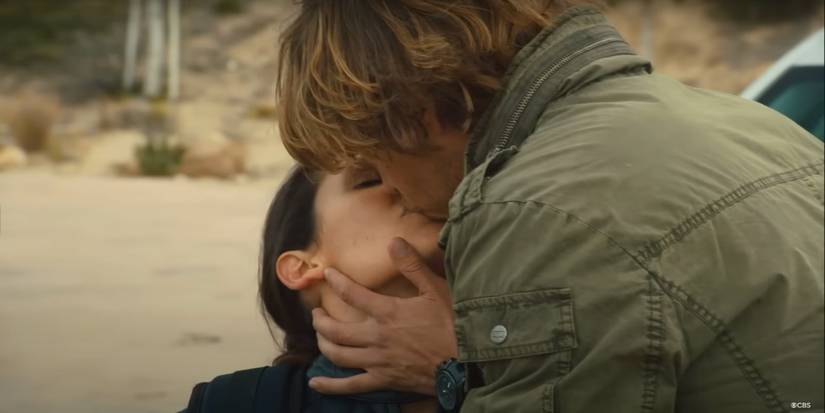 Ēriks Kristians Olsens un Daniela Ruah 4. sezonas NCIS ainā: Losandželosa.