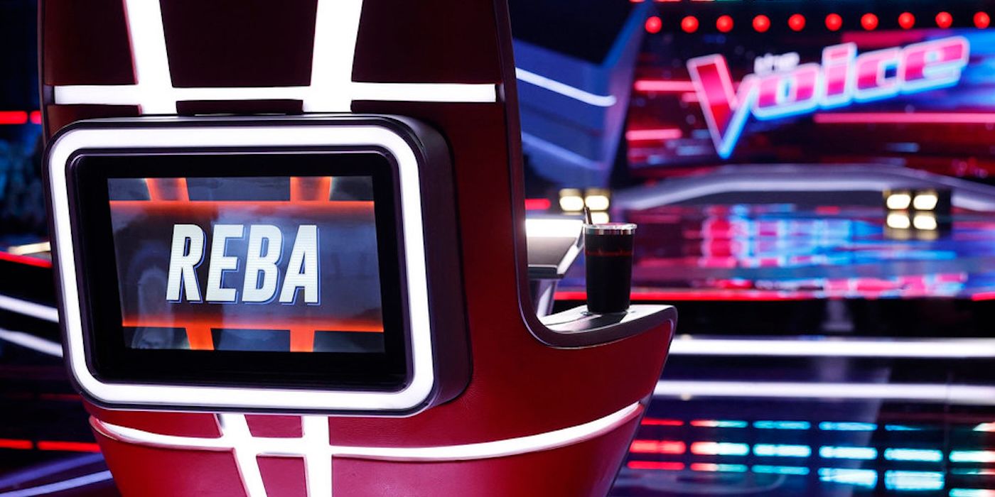 Reba McEntire's chair on 'The Voice'