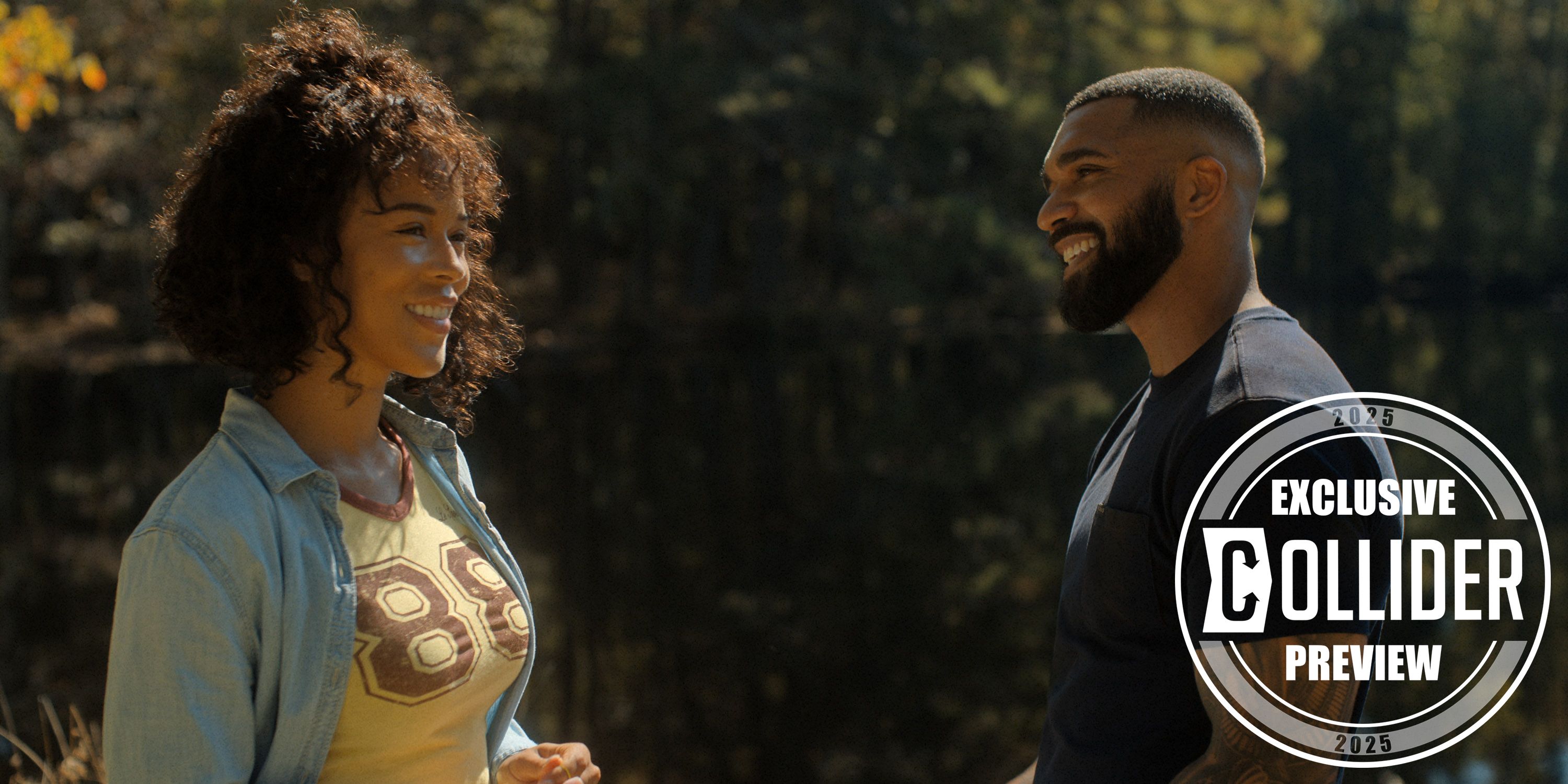 Serayah McNeill and Tyler Lepley in Ruth & Boaz for Netflix