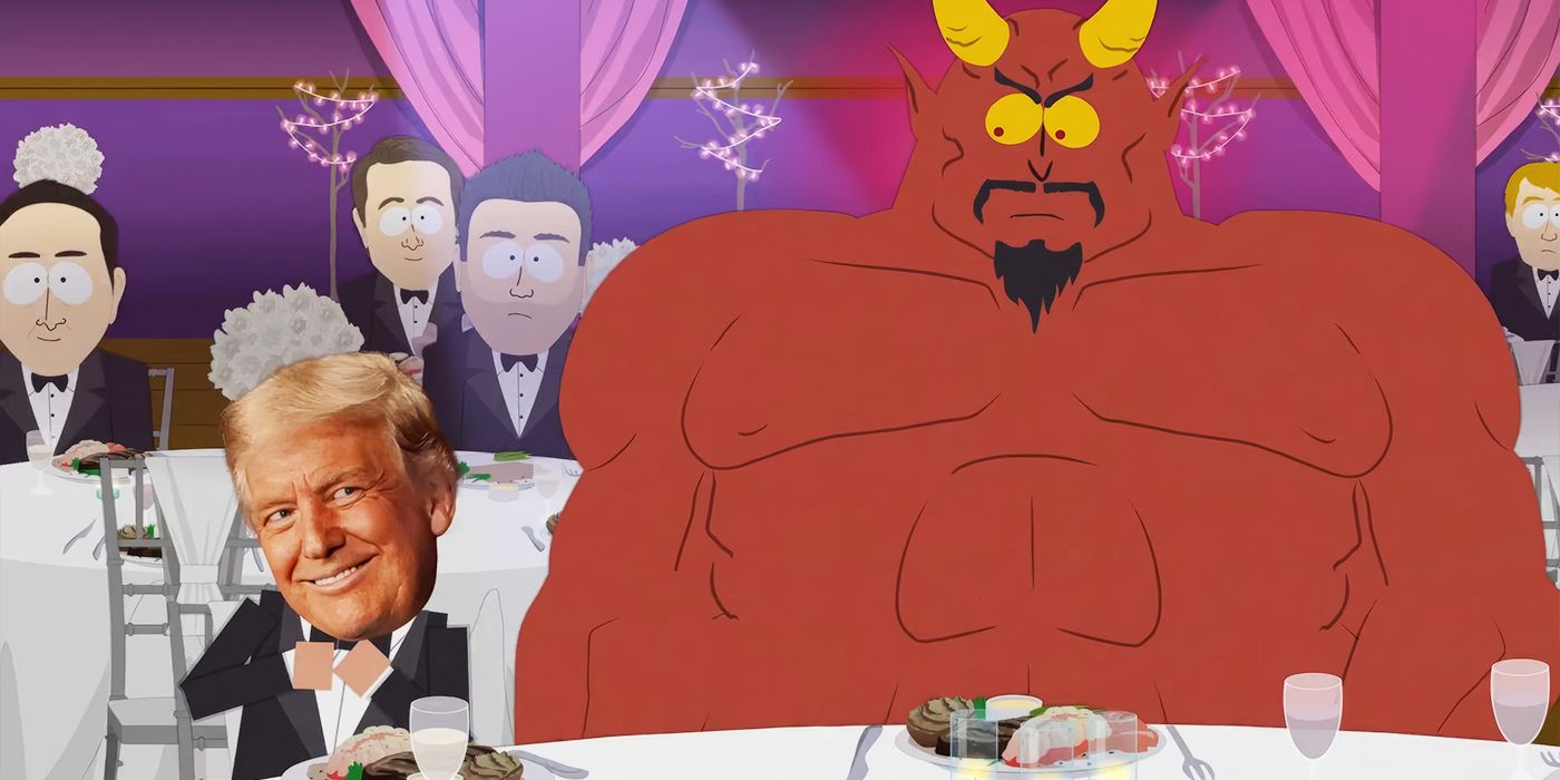 Donalds Trumps un sātans South Park 27. sezonas 2. epizodē.
