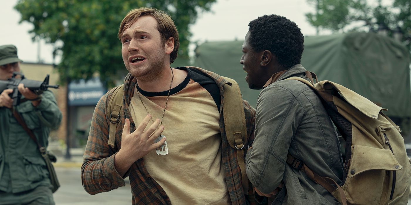 Cooper Hoffman and David Jonsson in The-long-walk