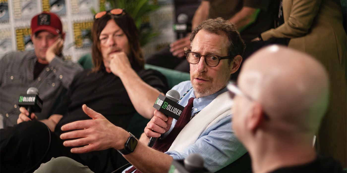 Scott M. Gimple at SDCC 2025 for The Walking Dead: Daryl Dixon Season 3