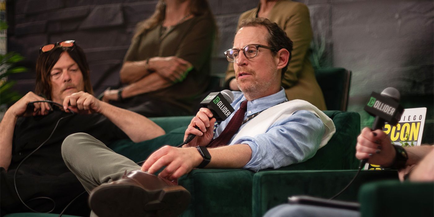 Scott M. Gimple at SDCC 2025 for The Walking Dead: Daryl Dixon Season 3