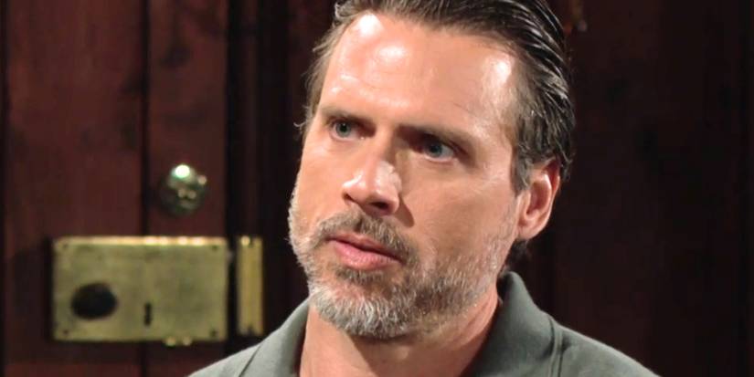 The Young and the Restless' Nick Newman at Sharon's house.