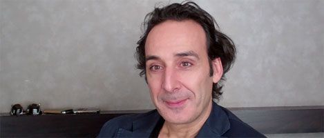 Alexandre Desplat extremely loud and incredibly close interview slice