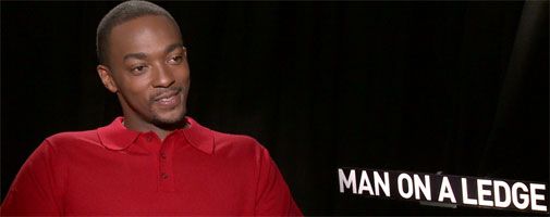 Anthony Mackie MAN ON A LEDGE interview slice