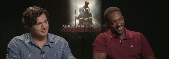 Benjamin Walker Anthony Mackie Abraham Lincoln Vampire Hunter interview slice