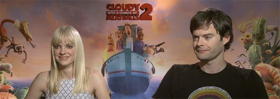 Bill-Hader-Anna-Faris-Cloudy-with-a-Chance-meatballs-2-interview-slice