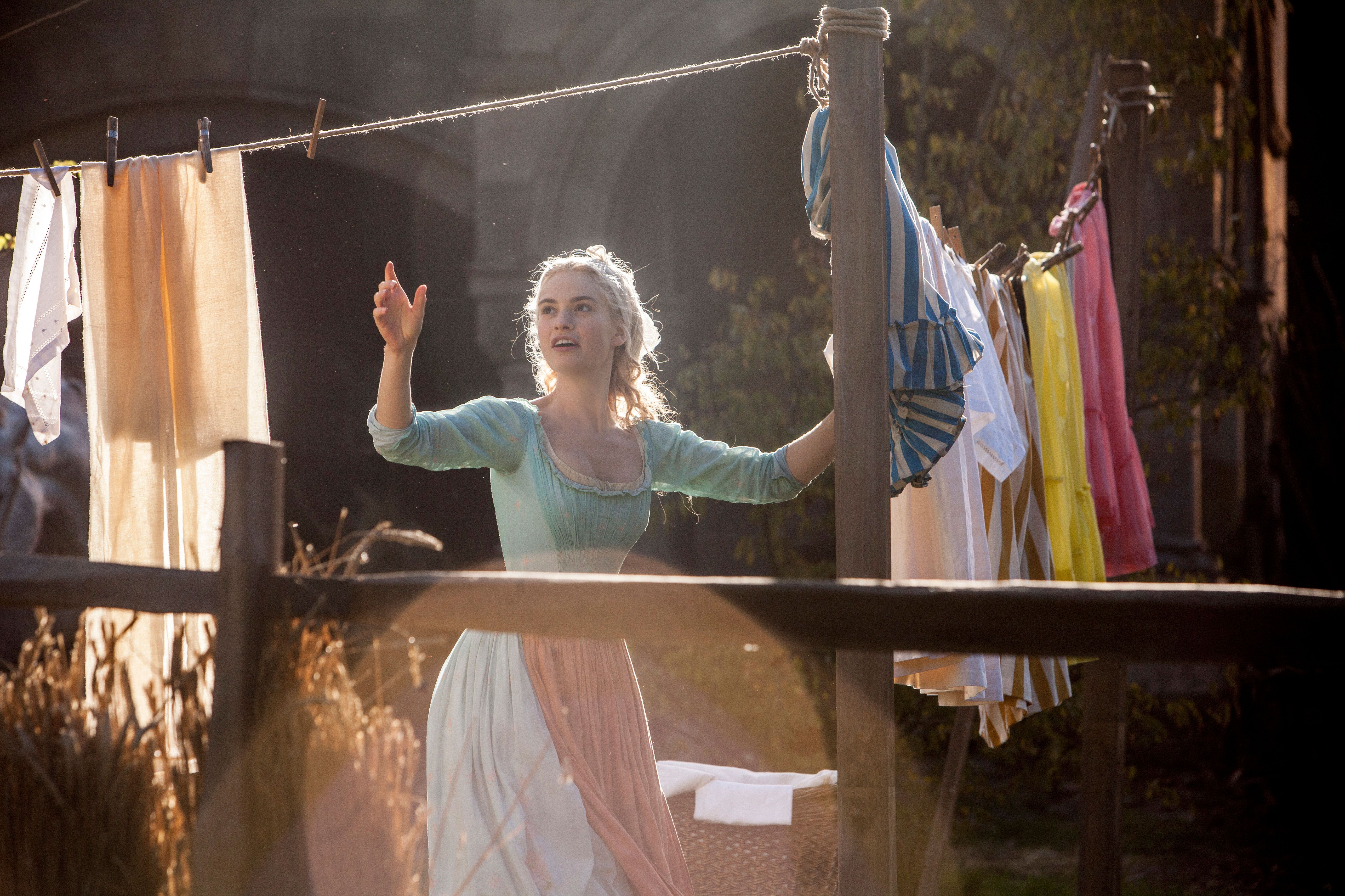 6 New Cinderella Images Featuring Lily James