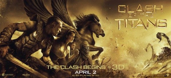 Clash of the Titans movie poster 3D