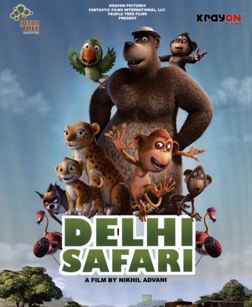 delhi safari cartoon film video