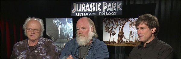 Dennis Muren, Phil Tippett and John Rosengrant Jurassic Park interview slice