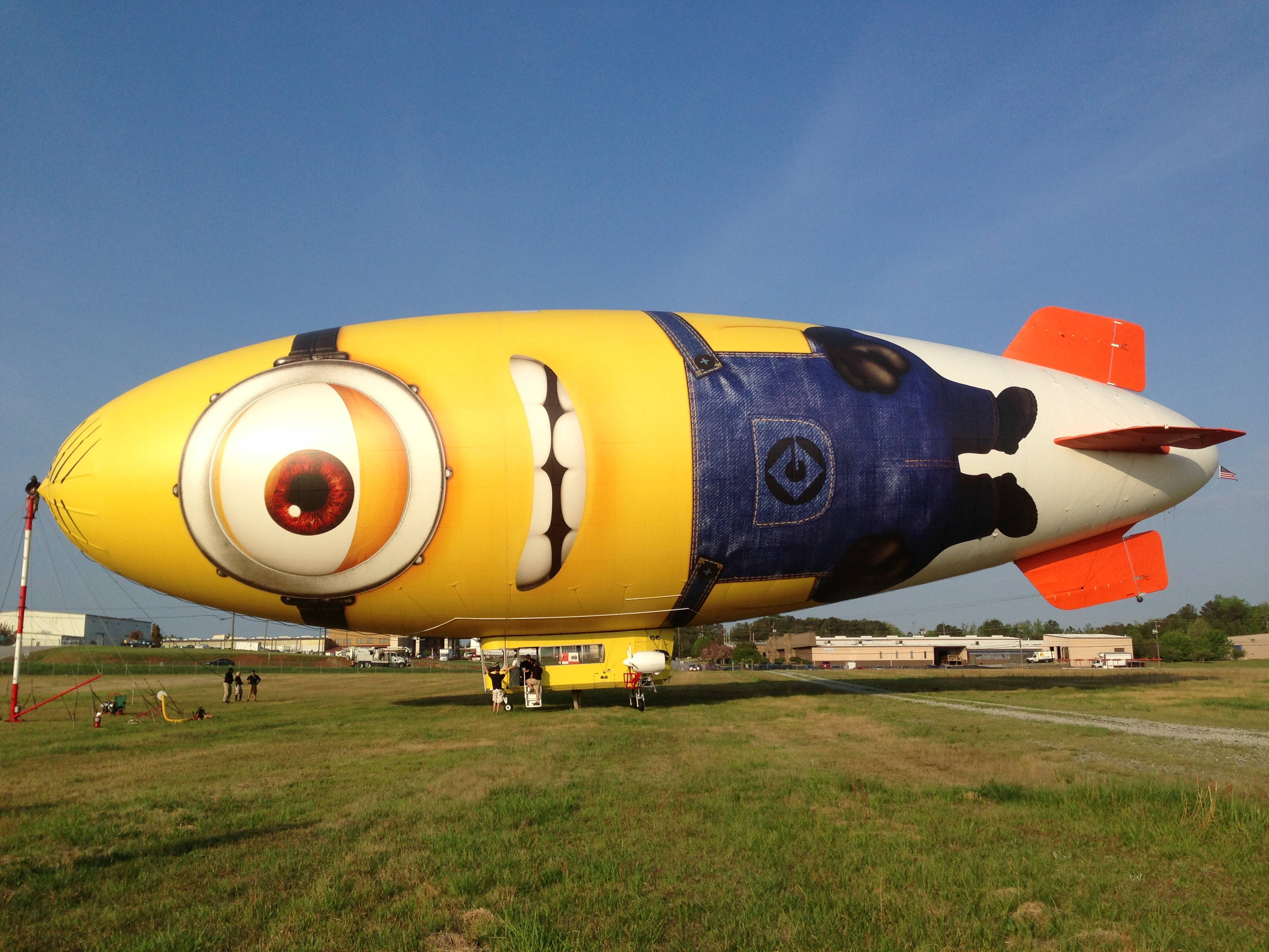 Matt Takes A Ride On Despicable Me 2 S Despicablimp