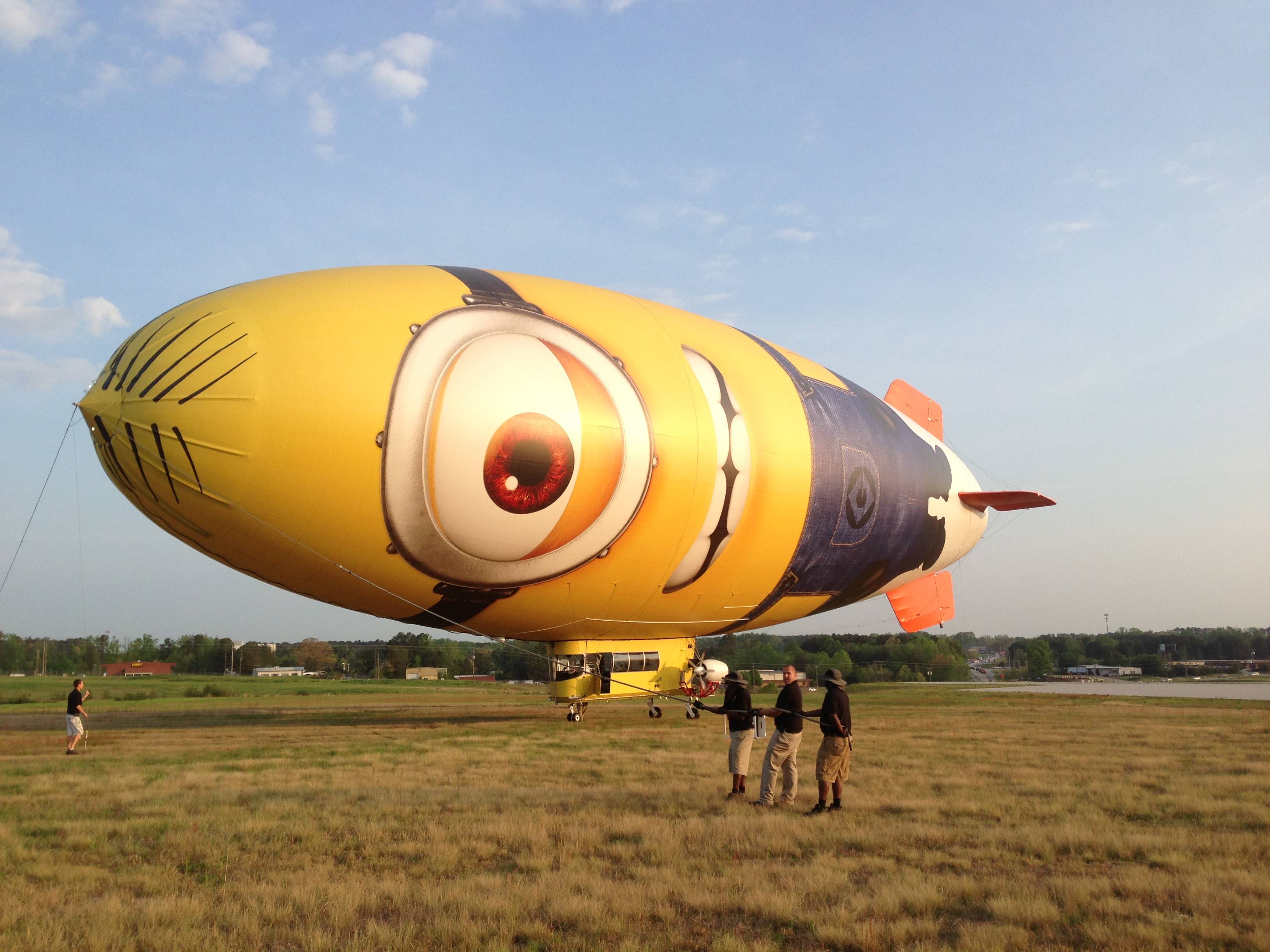 Matt Takes A Ride On Despicable Me 2 S Despicablimp